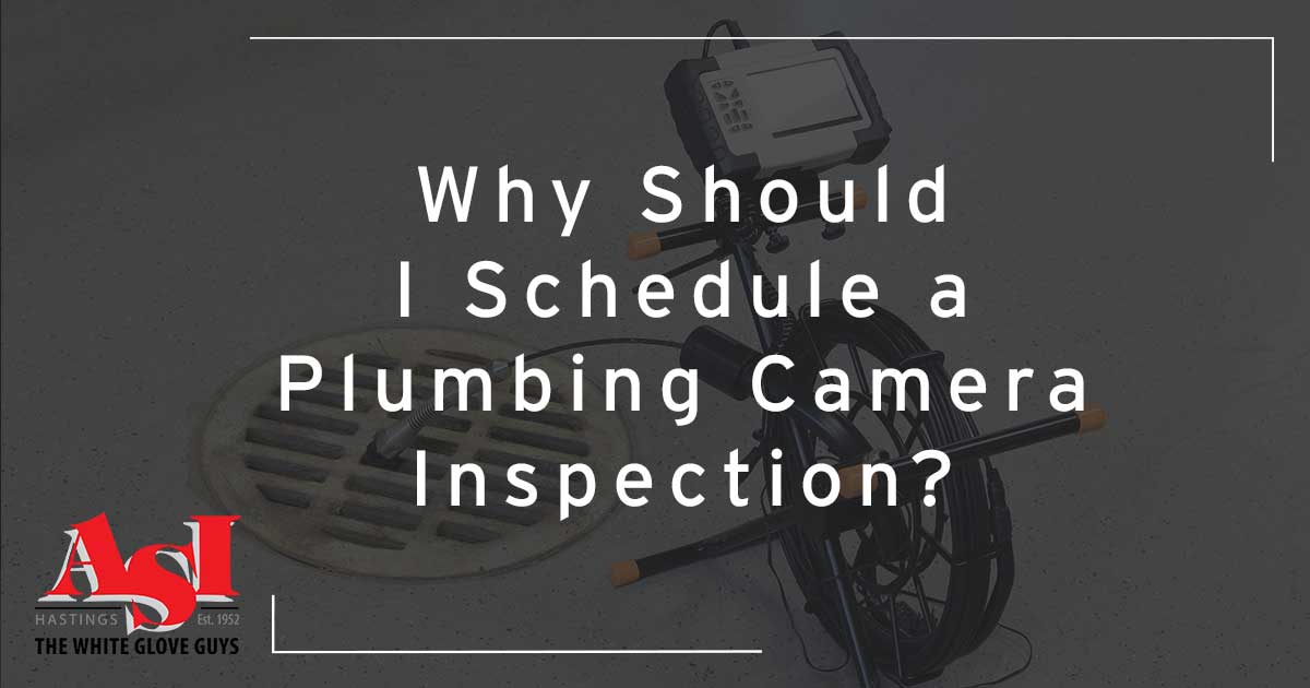 Why Should I schedule a plumbing camera inspection?
