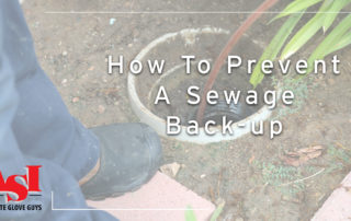 How To Prevent A Sewage Back-up.