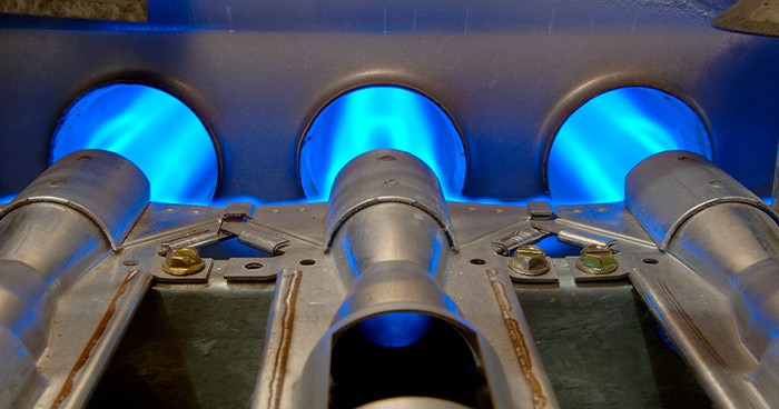 Your furnace needs natural gas to run.