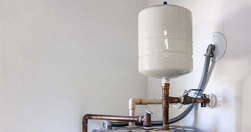 Image: a water heater expansion tank.