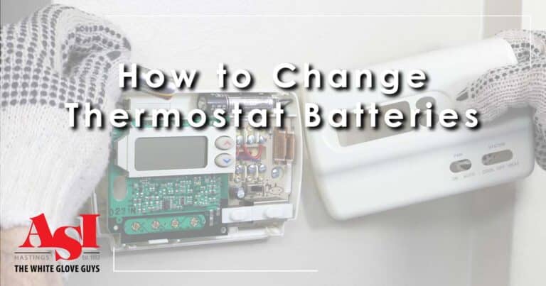 let the batteries in their HVAC thermostat completely drain