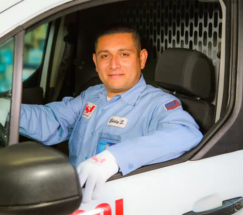 ASI Technician providing White Glove Service