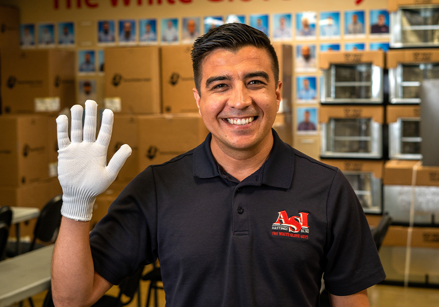 AC Tech and Plumber Saying Hello