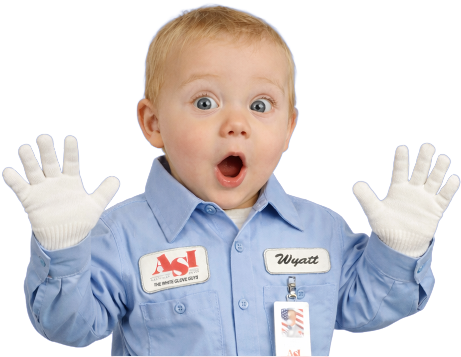 A picture of a service tech