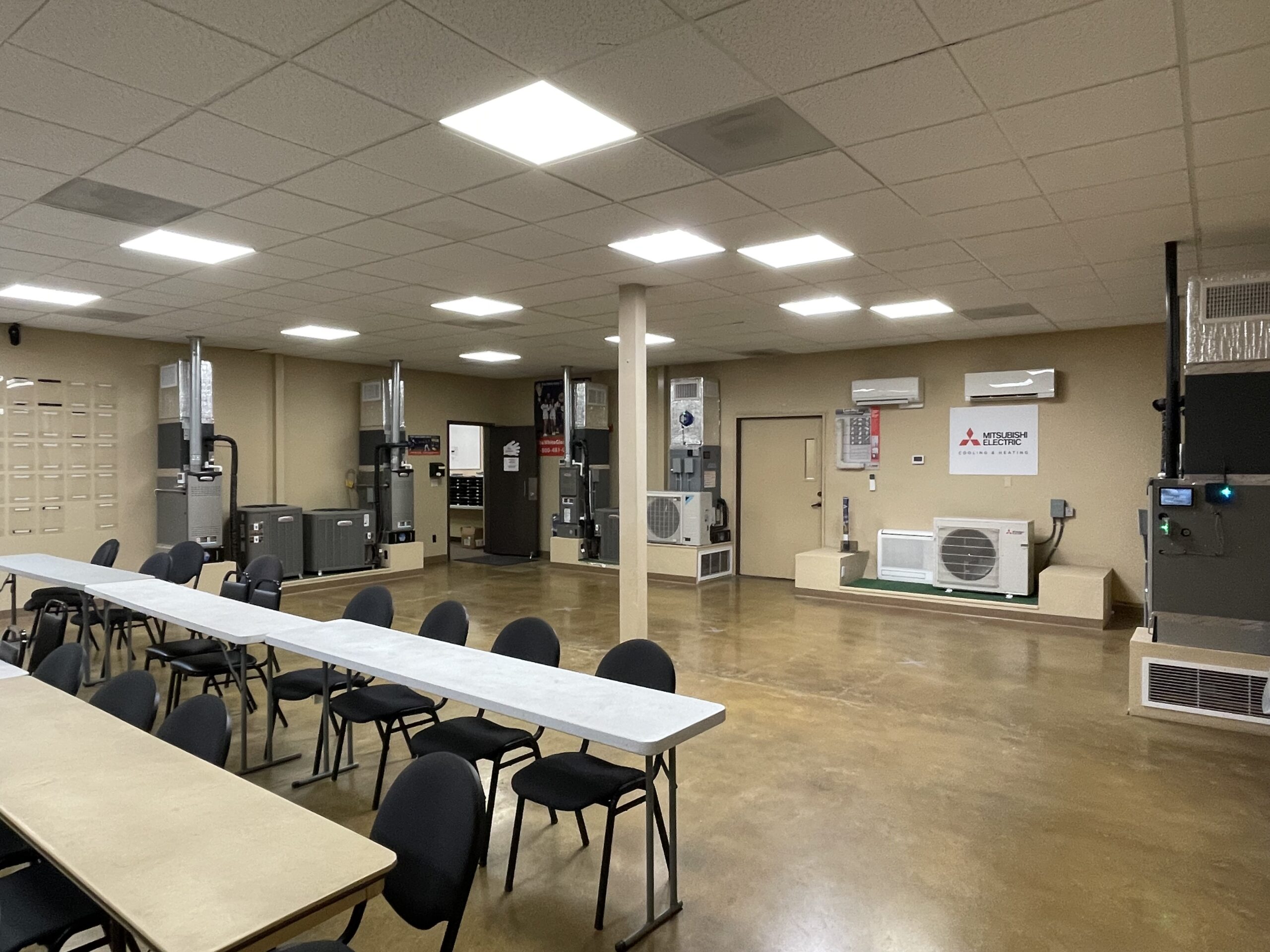 ASI Hastings showroom indoor air quality products